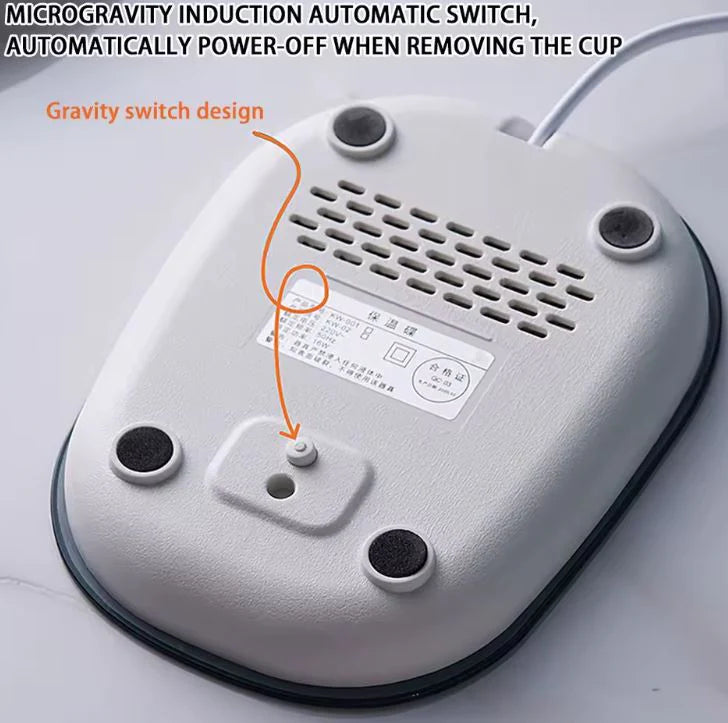 TAZA MUG CERÁMICA BASE CALENTADORA