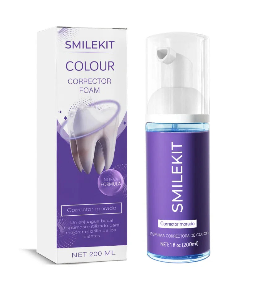 Smilekit espuma morada blanqueadora