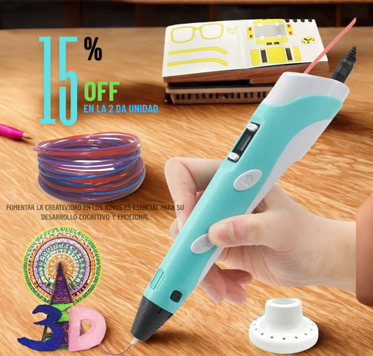 Lápiz 3d Usb Niño Baja Temperatura