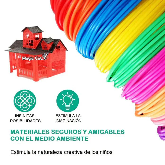 Lápiz 3d Usb Niño Baja Temperatura