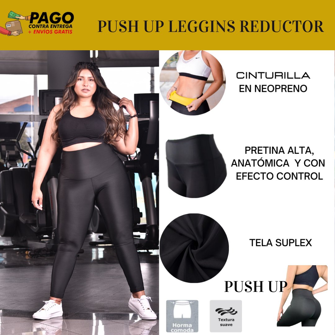 LEGGINS FAJA NEOPRENO COLOR NEGRO
