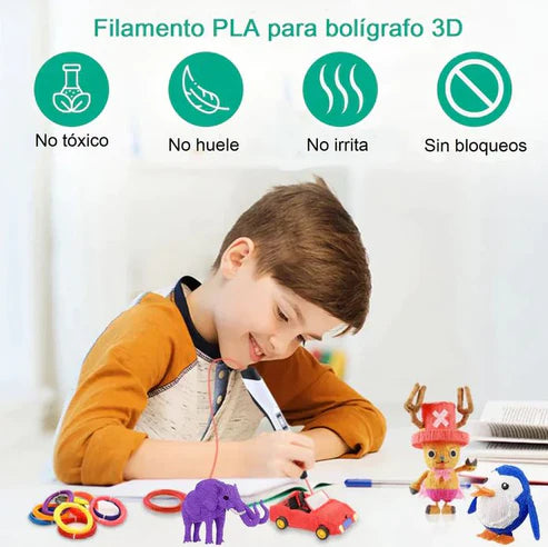 Lápiz 3d Usb Niño Baja Temperatura