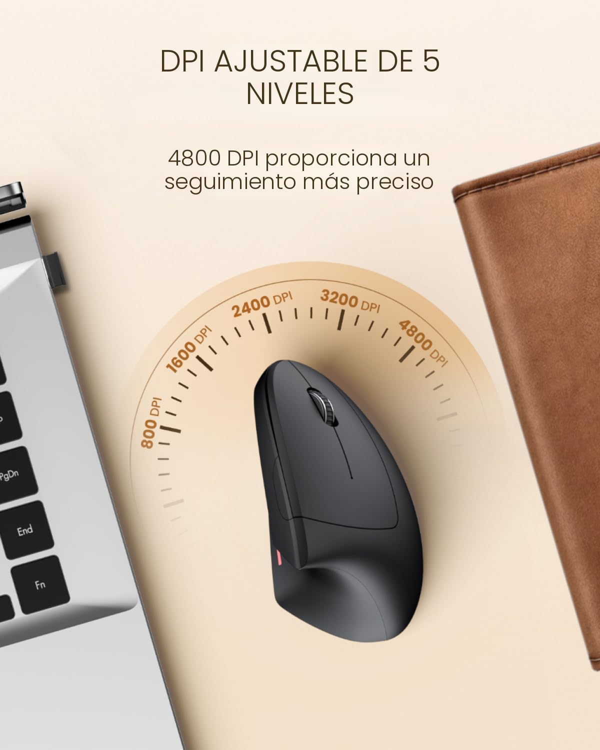 Mouse Ergonómico Jertech Jr322