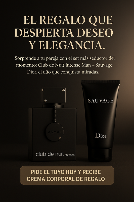 CLUB DE NUIT MEN + regalo crema corporal!