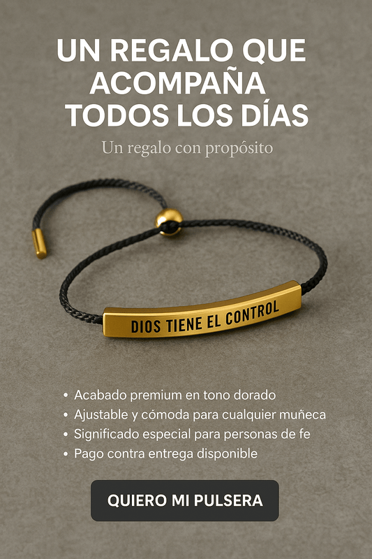PULSERA DIOS TIENE EL CONTROL