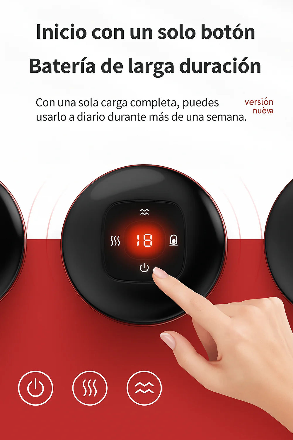 Masajeador Automático Relajante – Alivio inmediato para cuerpo y mente