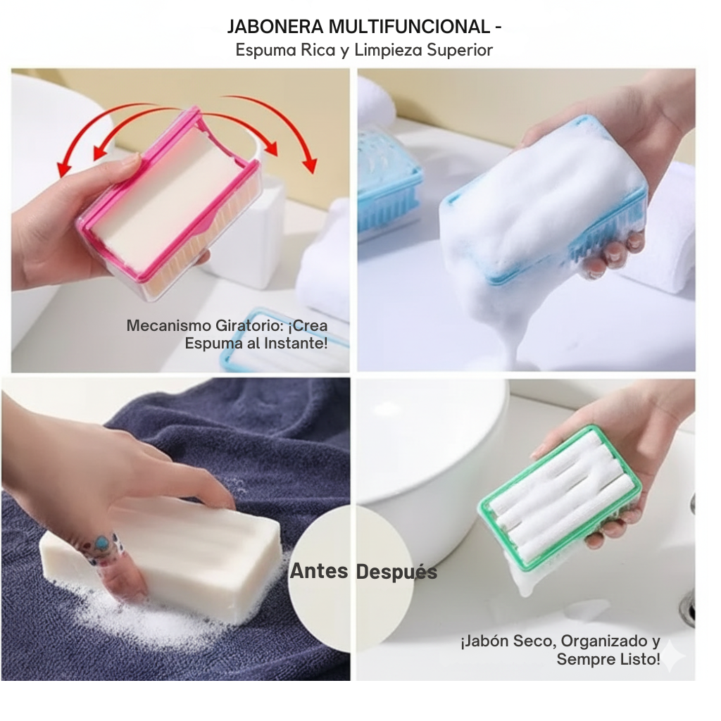 JABONERA 2 en 1 MULTIFUNCIONAL