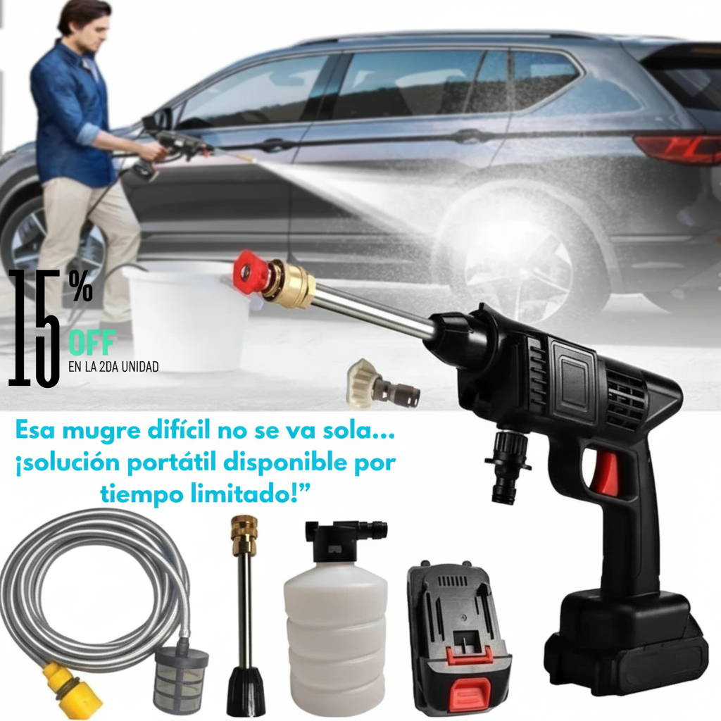 Hidrolavadora DOBLE Bateria Inalámbrica