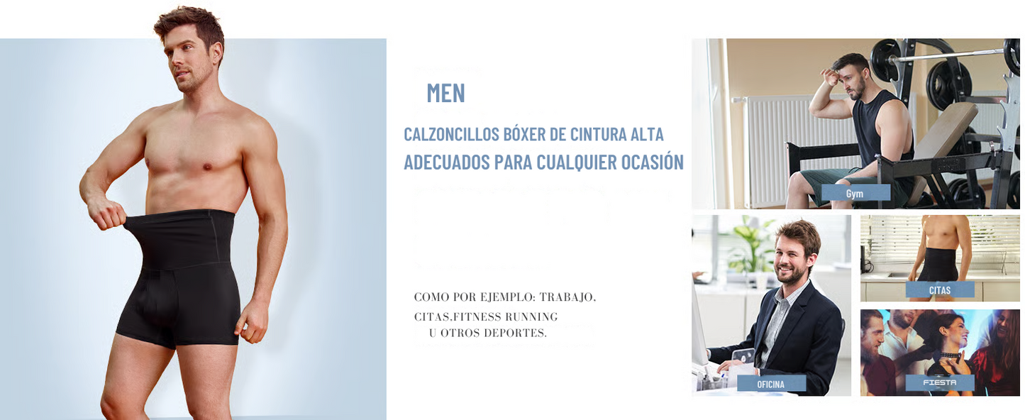 Fajas Hombres Ropa Boxer Kebeie