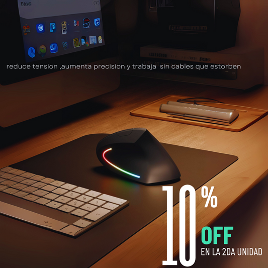 Mouse Ergonómico Jertech Jr322