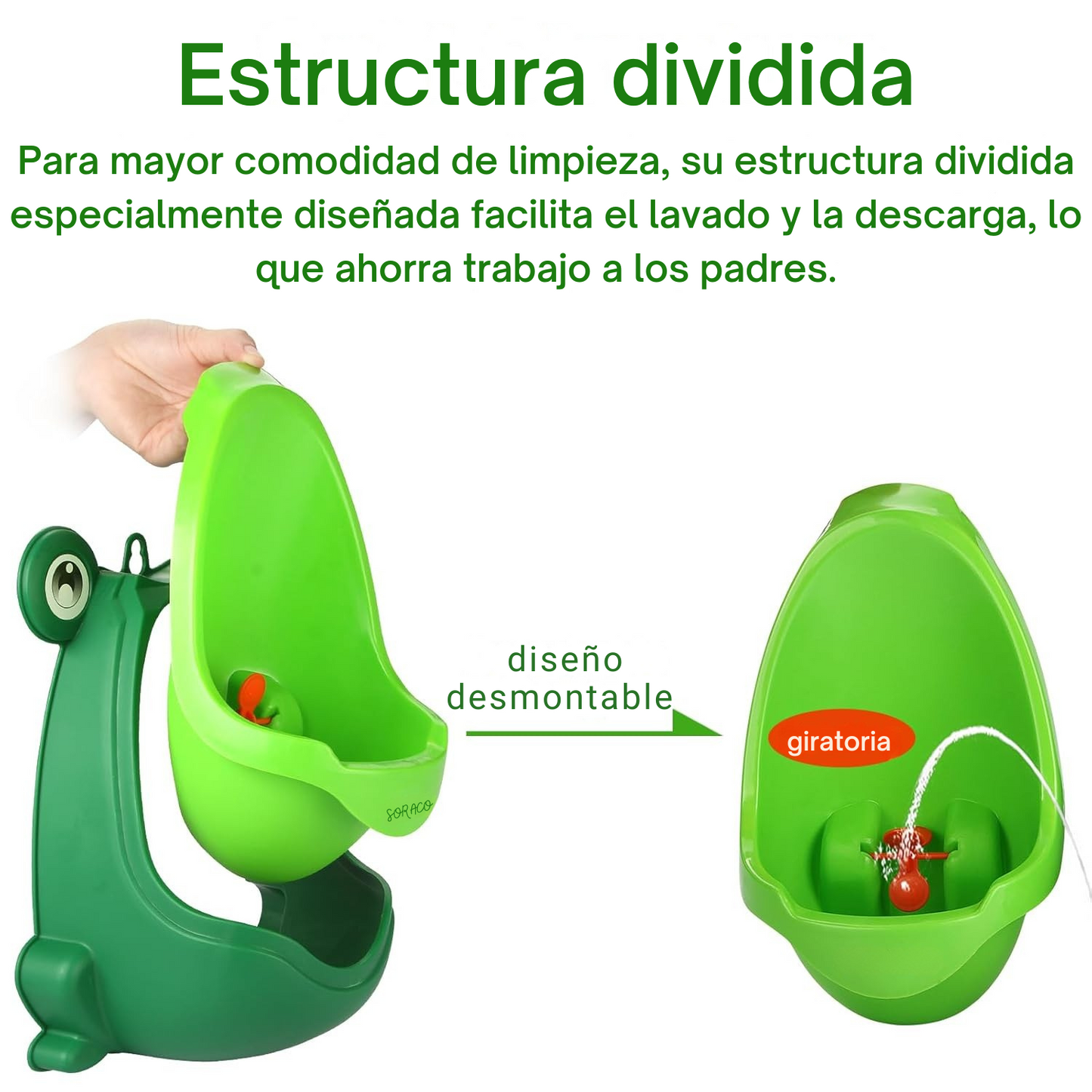 ENTRENADOR SAPITO ORINAL NIÑOS