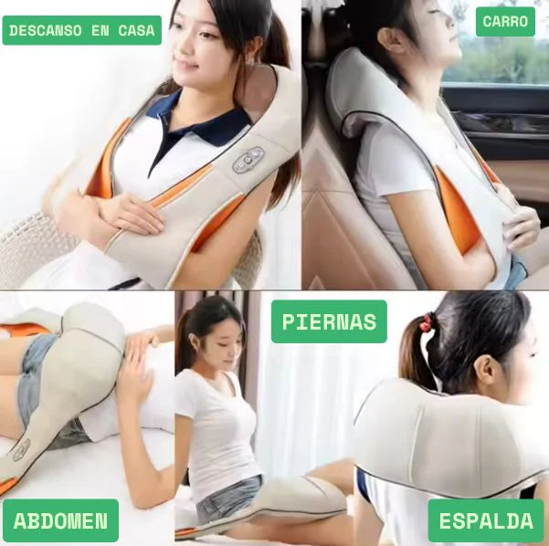“Masajeador Eléctrico Profundo: Alivio Muscular Profesional en Casa”