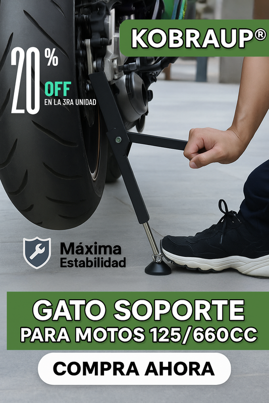 Gato soporte para motos
